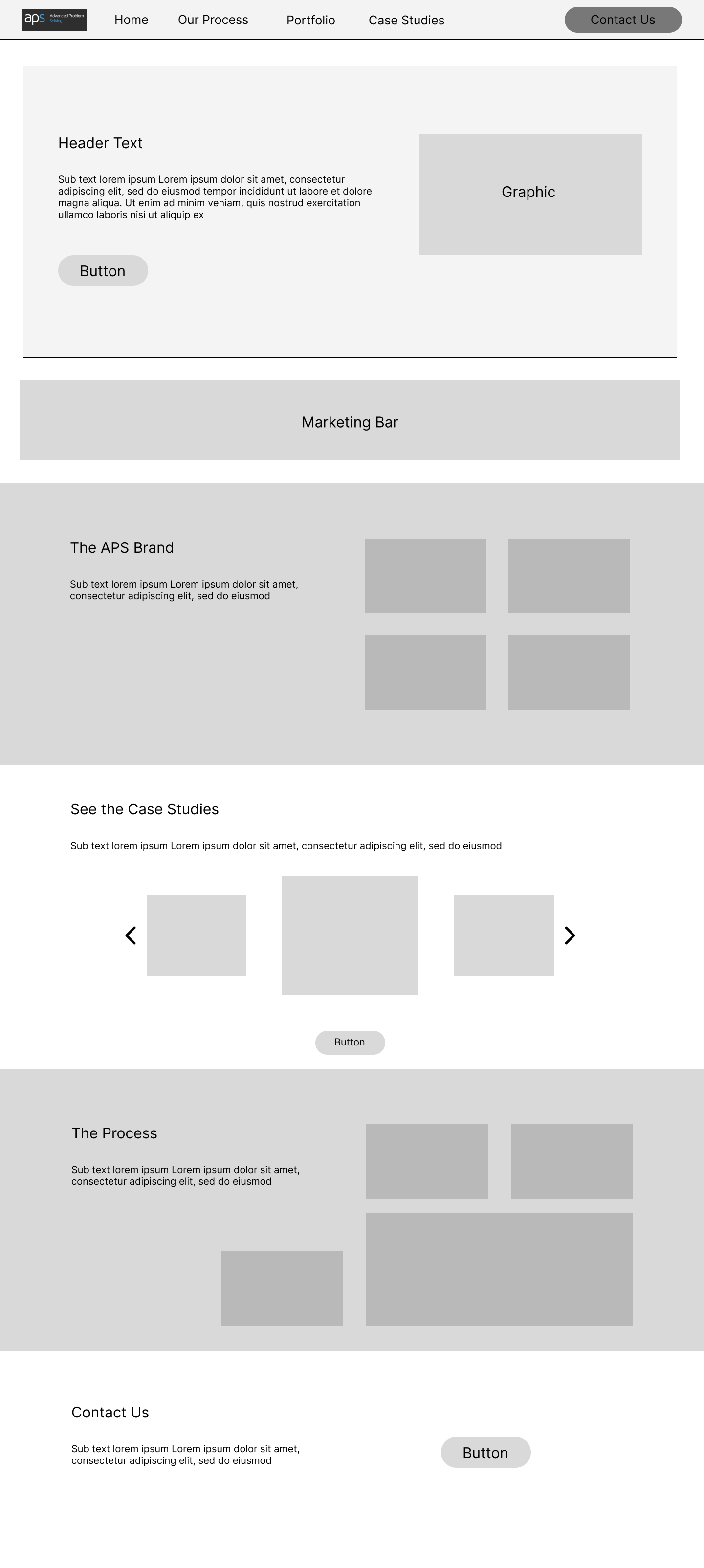 Endorsement content wireframe